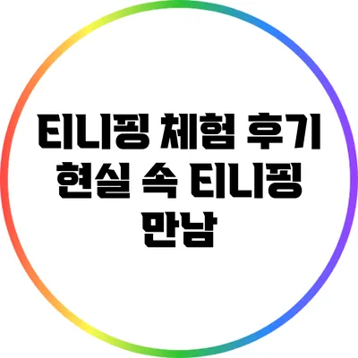 티니핑 체험 후기: 현실 속 티니핑 만남